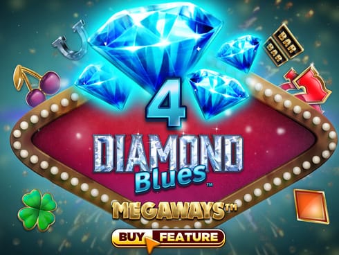 4 Diamond Blues - Megaways game cover